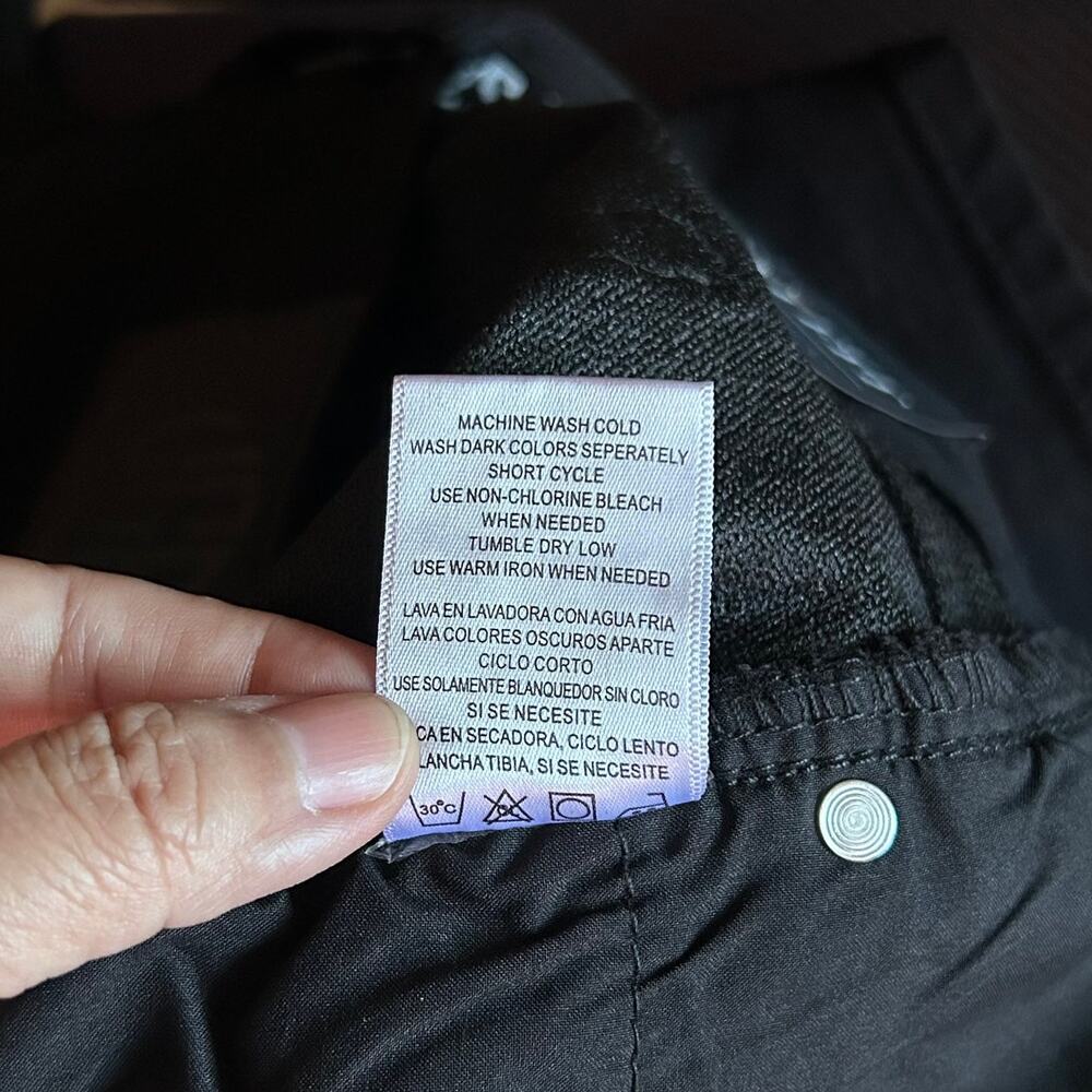 Vintage Genes Black Shorts Men's 30x8 Black Slim Fit French Terry Denim NWT - Picture 6 of 6